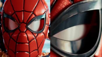 Balde de pipoca Homem-Aranha com olho retrátil Cinépolis Balde de pipoca do Homem-Aranha com olho retrátil da Cinépolis, em fundo de pipoca