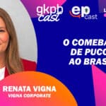 Renata Vigna em destaque no podcast GKPh Cast, com título “O COMEBACK DE PUCCA AO BRASIL” e “LICENSING LATAM 26”.