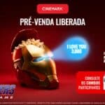 Balde de pipoca temático do Homem de Ferro da Cinemark para Vingadores: Ultimato Encore, com olhos em LED e opções de combos