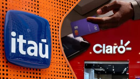 Itaú e Claro: marcas brasileiras mais valiosas em 2026 Logos do Itaú e da Claro em uma montagem sobre marcas brasileiras mais valiosas em 2026.