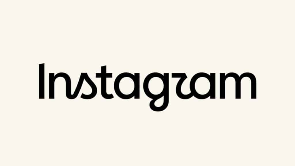 Novo logotipo do Instagram sem fonte cursiva Novo logotipo do Instagram exibido em texto, com fonte sem cursiva e estilo do ícone no topo do aplicativo.