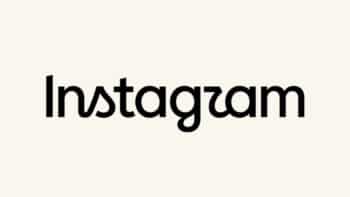 Novo logotipo do Instagram sem fonte cursiva Novo logotipo do Instagram exibido em texto, com fonte sem cursiva e estilo do ícone no topo do aplicativo.