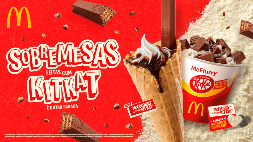 McFlurry com KitKat e leite em pó